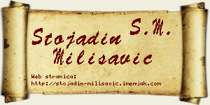 Stojadin Milisavić vizit kartica